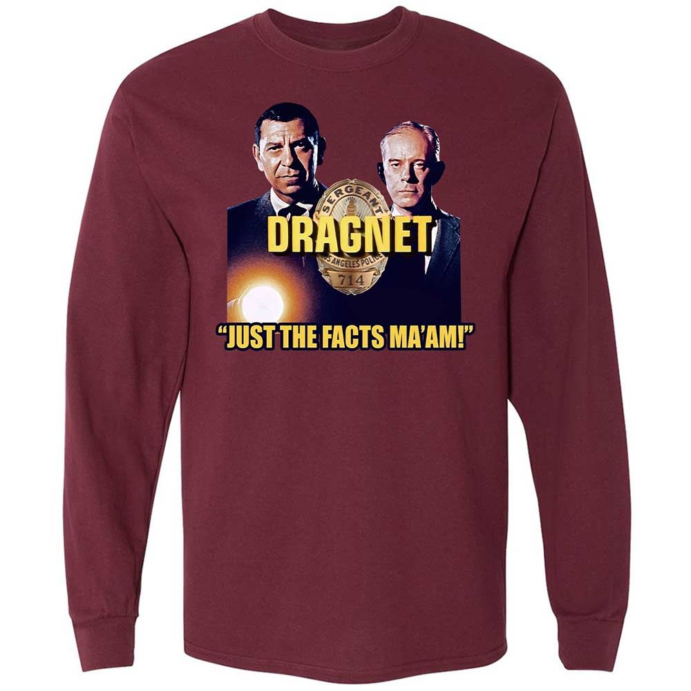Long Sleeve T-Shirt - UPSVDZ3H - Maroon - 16