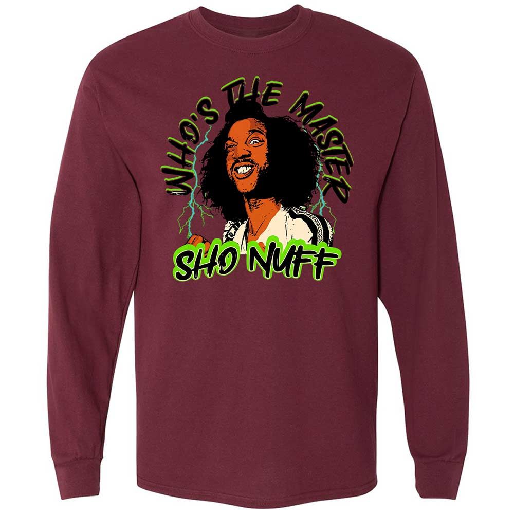 Long Sleeve T-Shirt - PA85J9WZ - Maroon - 16