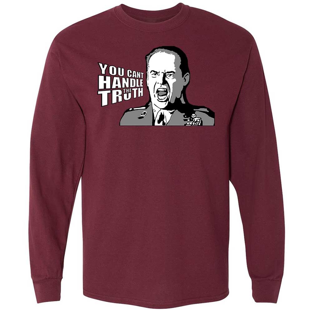Long Sleeve T-Shirt - S45EPLNQ - Maroon - 16