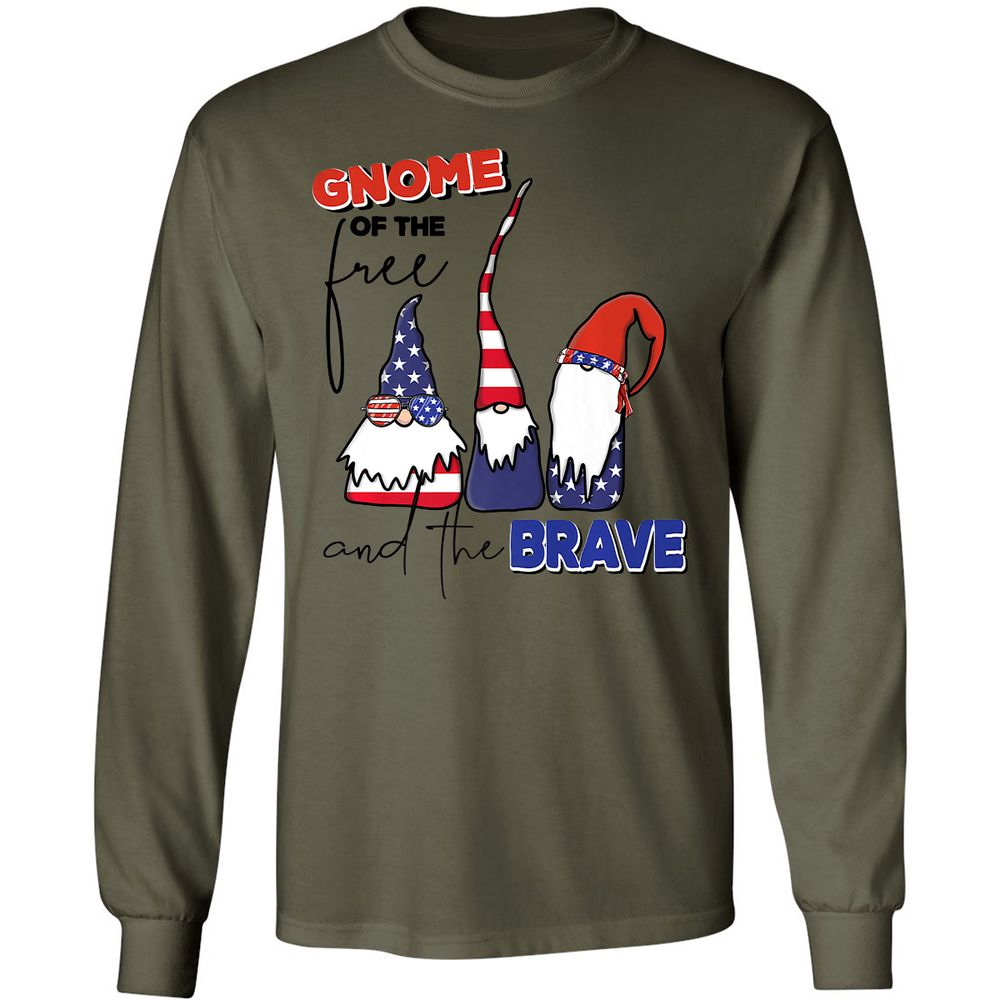 Long Sleeve T-Shirt - 3NGKGG1H - Military Green - 16