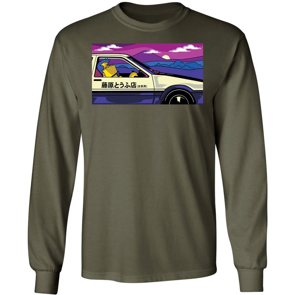 Long Sleeve T-Shirt - 9ETDAZSK - Military Green - 16