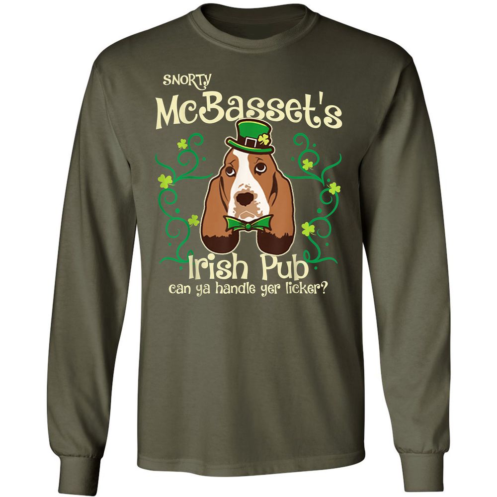 Long Sleeve T-Shirt - 7QDVRSXV - Military Green - 16