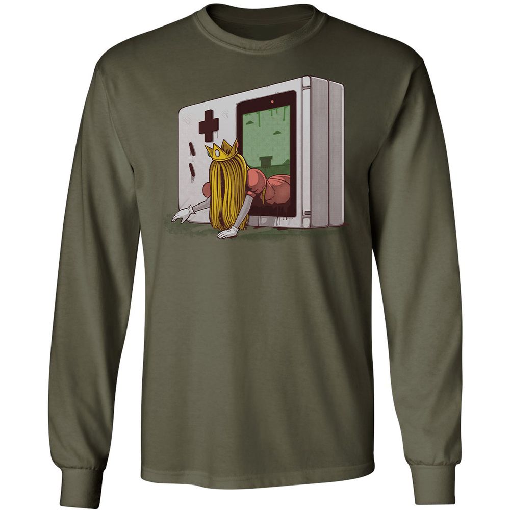 Long Sleeve T-Shirt - VD3BWJD1 - Military Green - 16