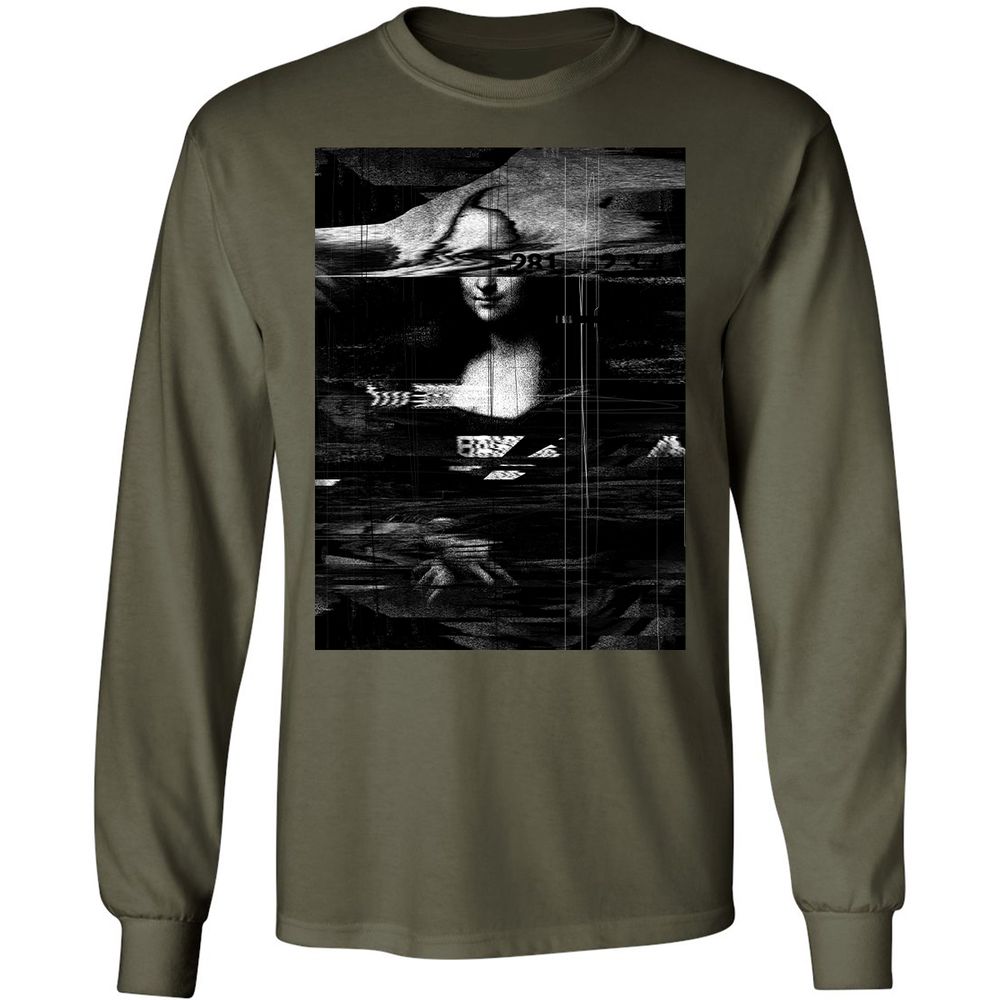 Long Sleeve T-Shirt - 48U27G3M - Military Green - 16