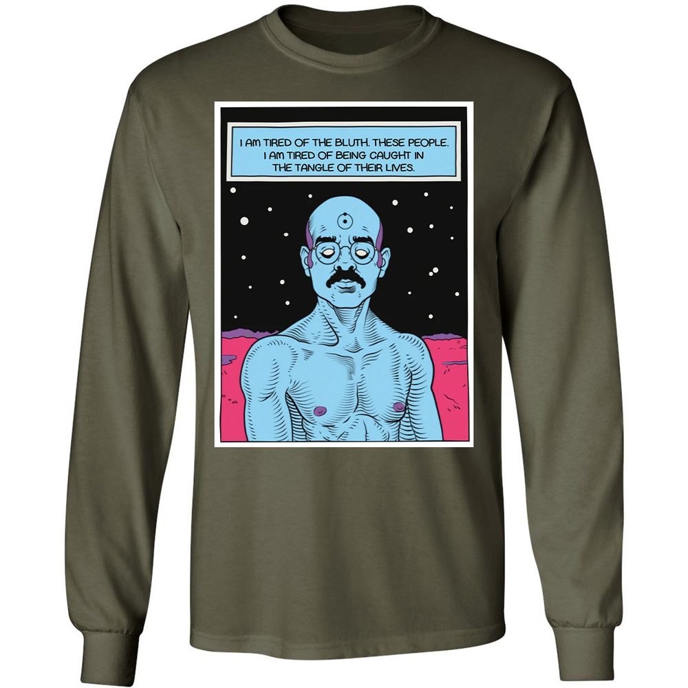 Long Sleeve T-Shirt - 2B332L7P - Military Green - 16