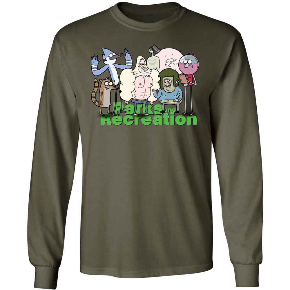 Long Sleeve T-Shirt - JNZ5F2KR - Military Green - 16