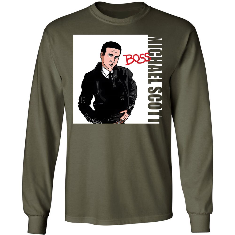 Long Sleeve T-Shirt - UESNTX7T - Military Green - 16