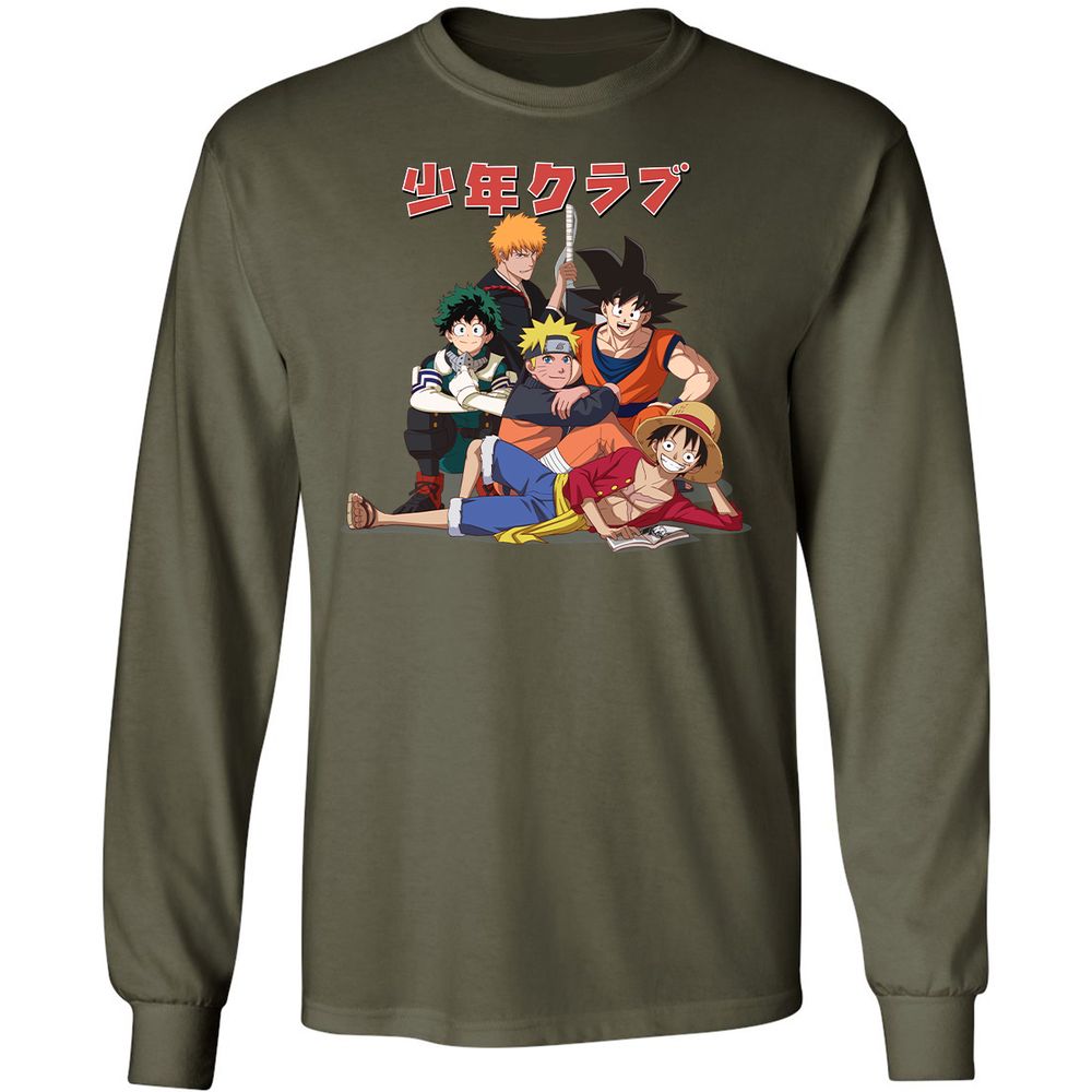 Long Sleeve T-Shirt - 1MHCVJ9D - Military Green - 16