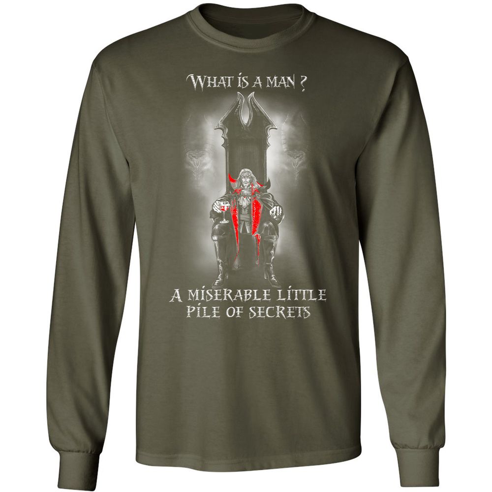 Long Sleeve T-Shirt - 41H9CD9K - Military Green - 16