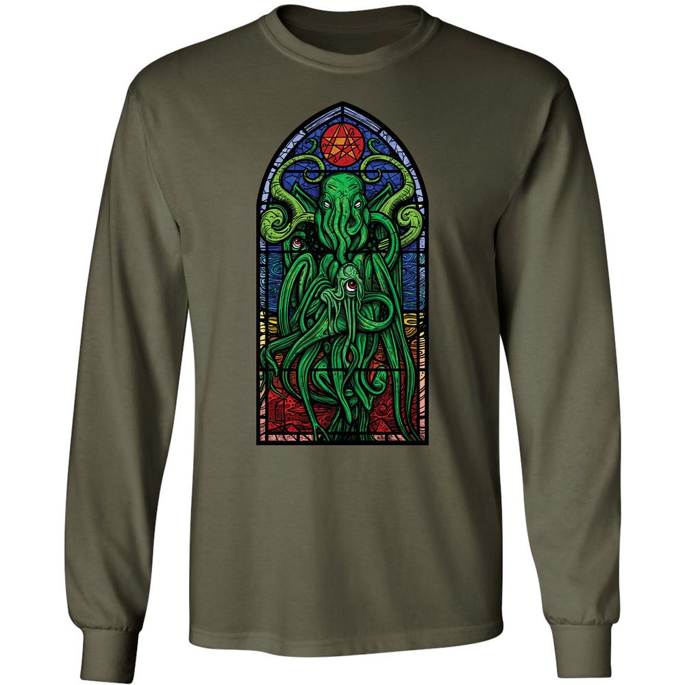 Long Sleeve T-Shirt - 6DQ7SBZR - Military Green - 16