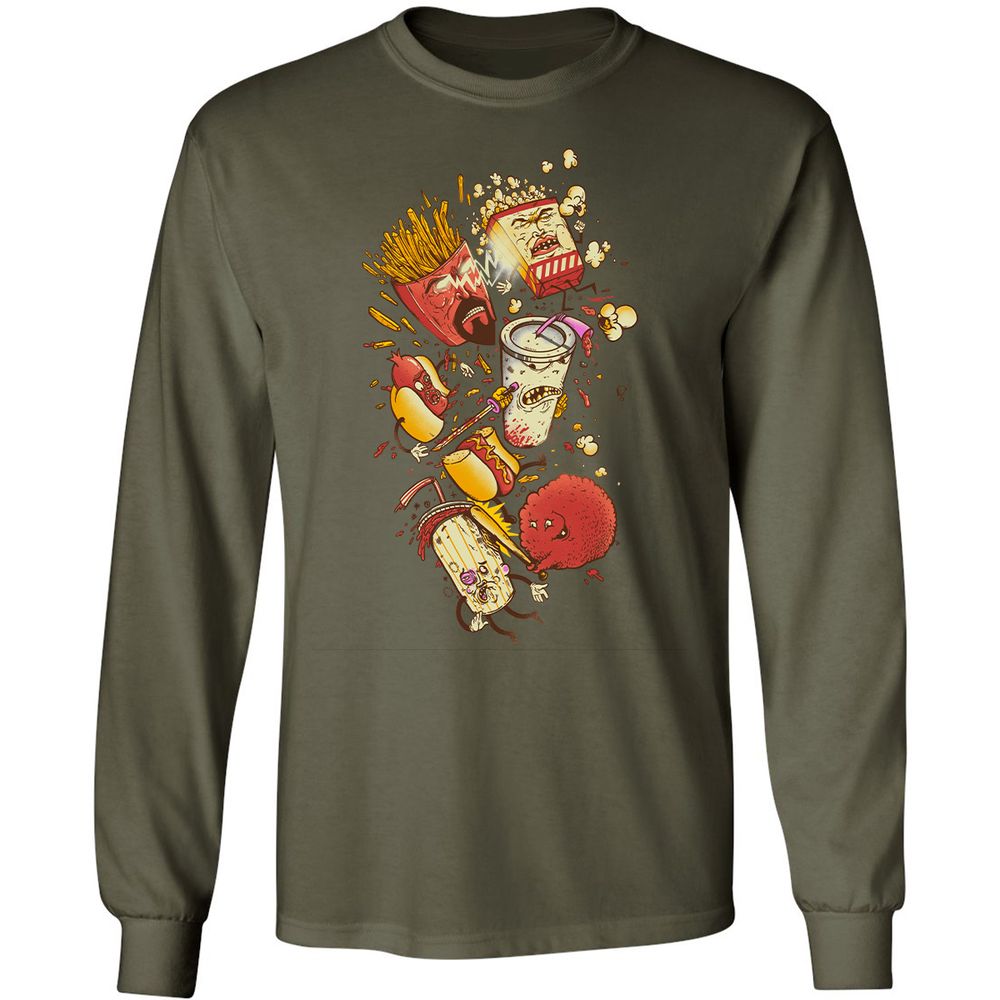 Long Sleeve T-Shirt - EK2KRGYX - Military Green - 16
