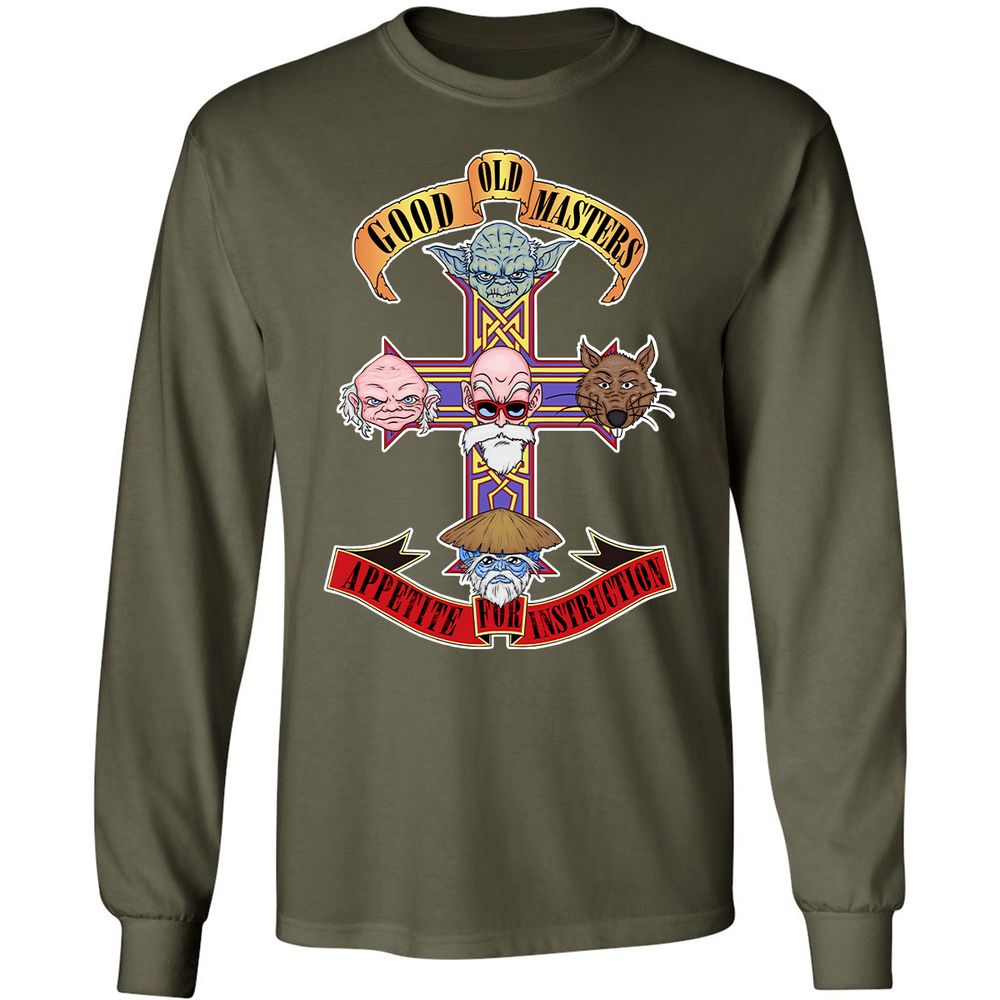 Long Sleeve T-Shirt - EEBR46ZB - Military Green - 16