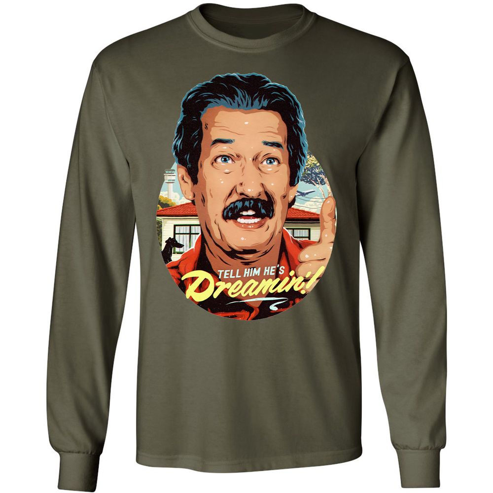 Long Sleeve T-Shirt - PLQEJY9W - Military Green - 16