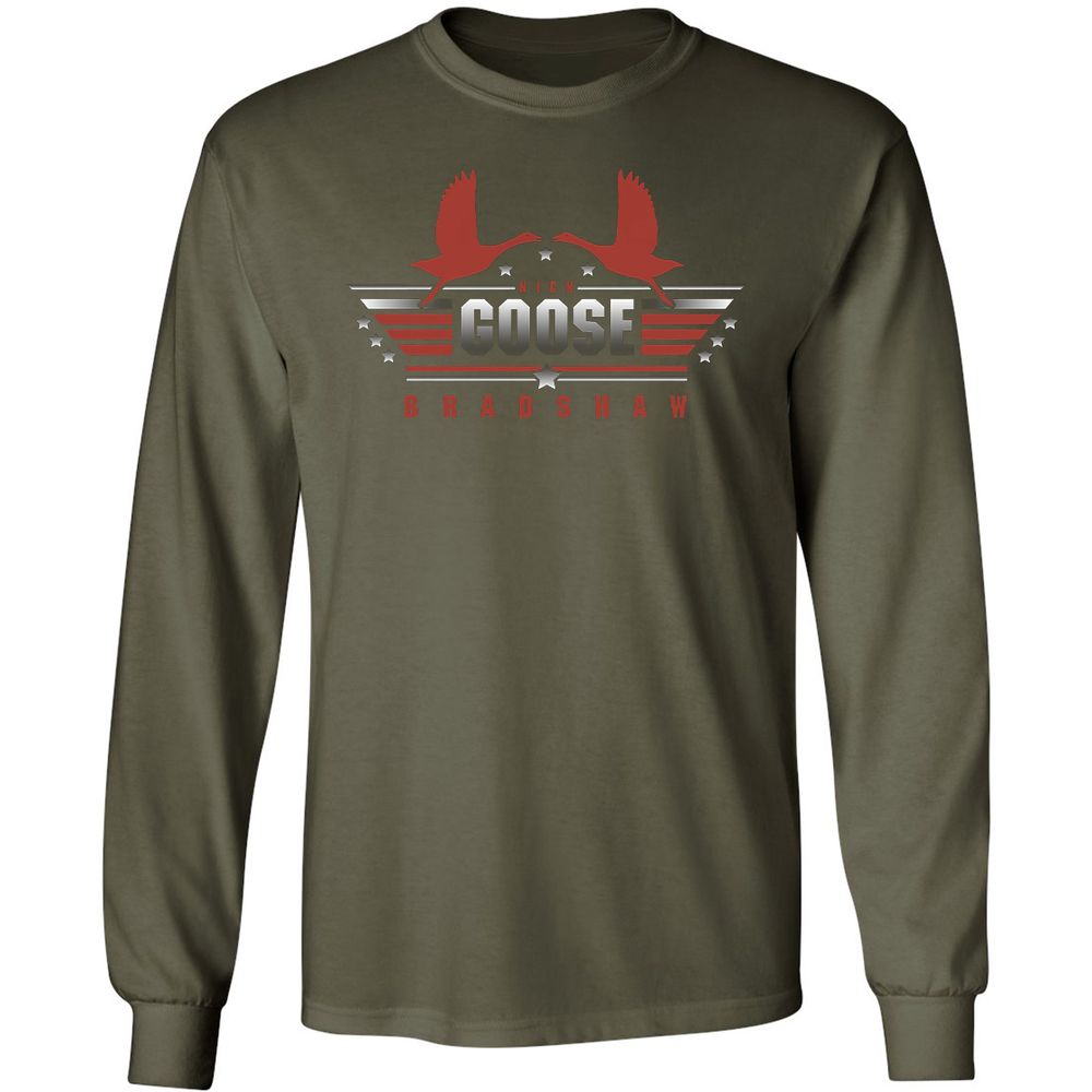 Long Sleeve T-Shirt - CRCXMXRD - Military Green - 16