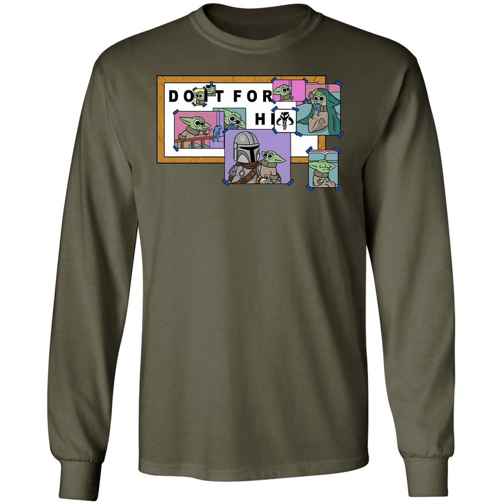 Long Sleeve T-Shirt - UGHQRCDP - Military Green - 16