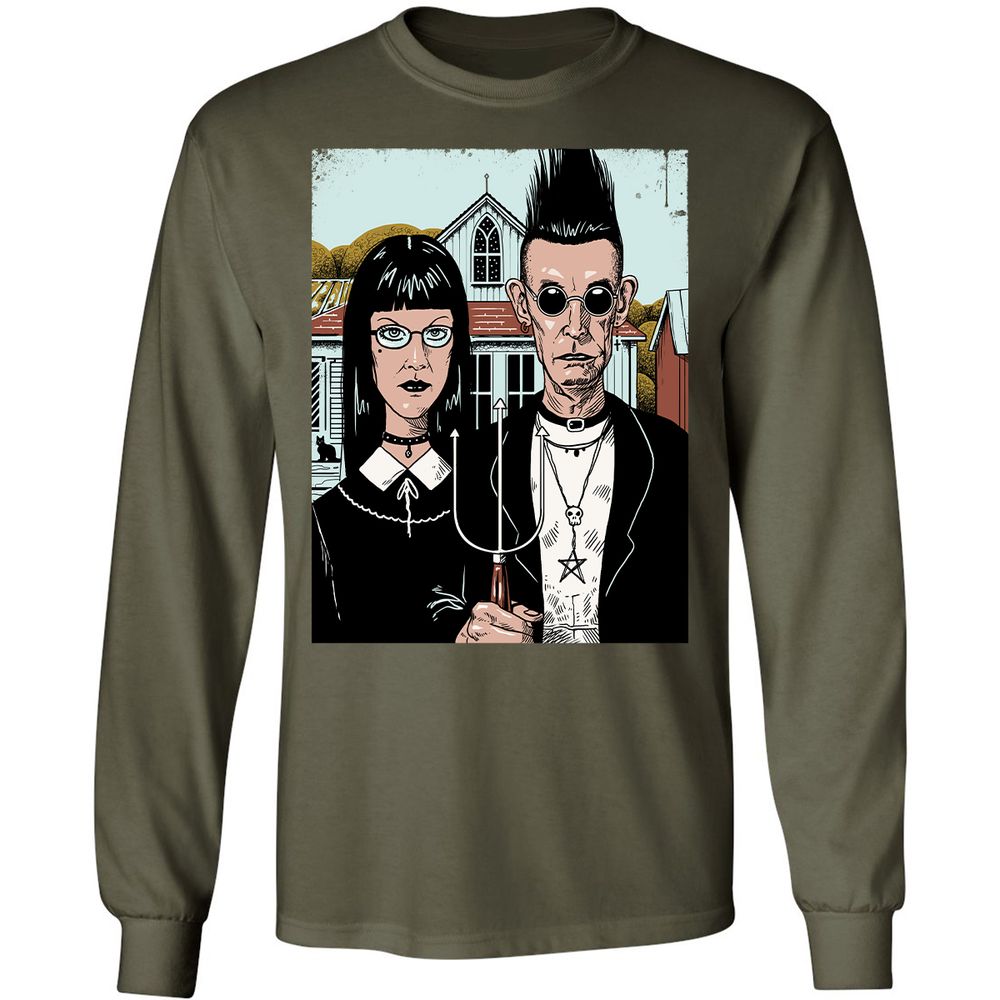 Long Sleeve T-Shirt - GNYW8URH - Military Green - 16