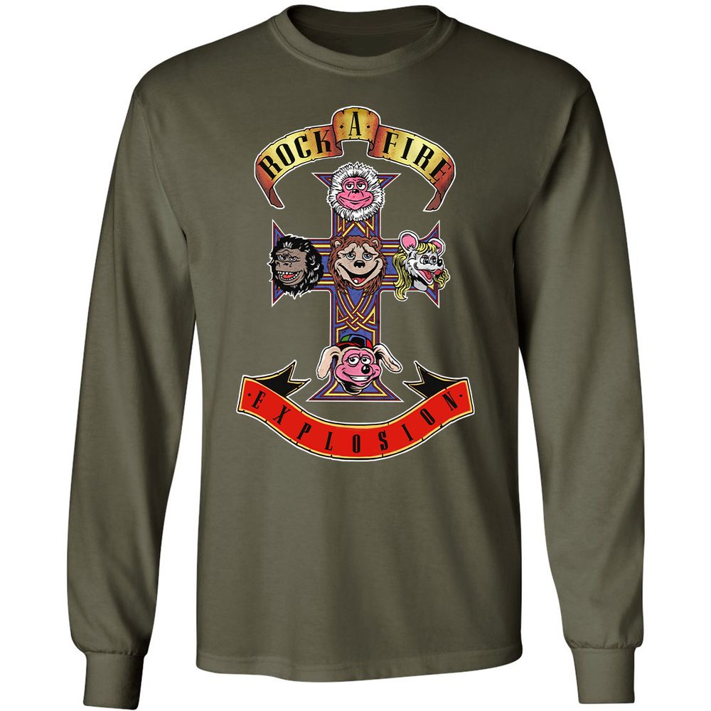 Long Sleeve T-Shirt - 1EKAPUXP - Military Green - 16