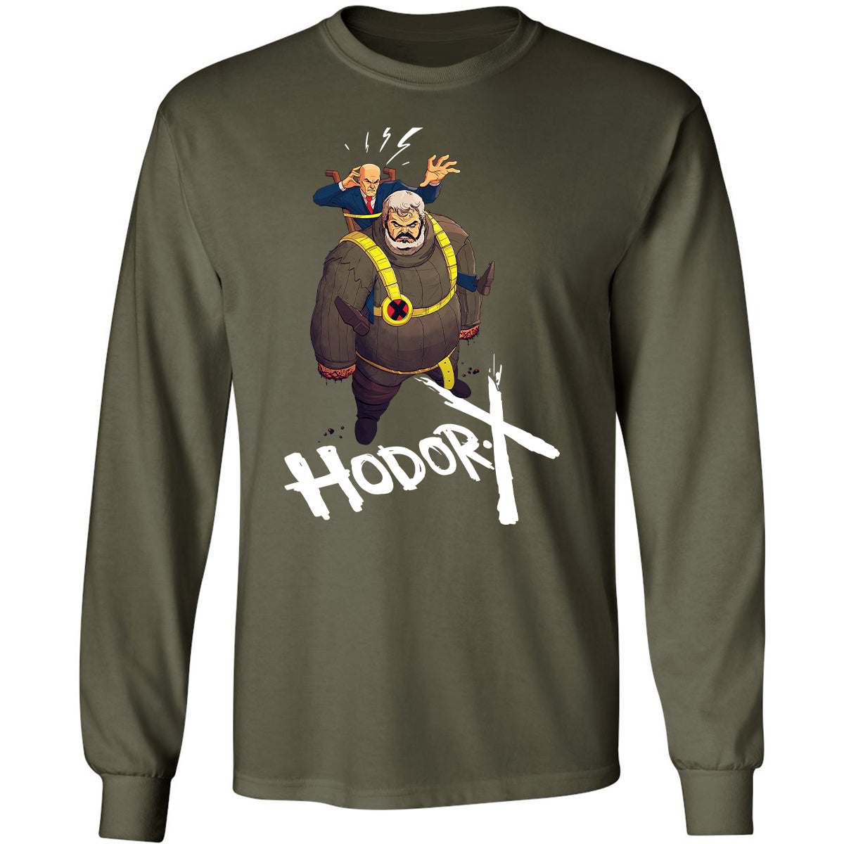 Long Sleeve T-Shirt - AK8NK27V - Military Green - 16