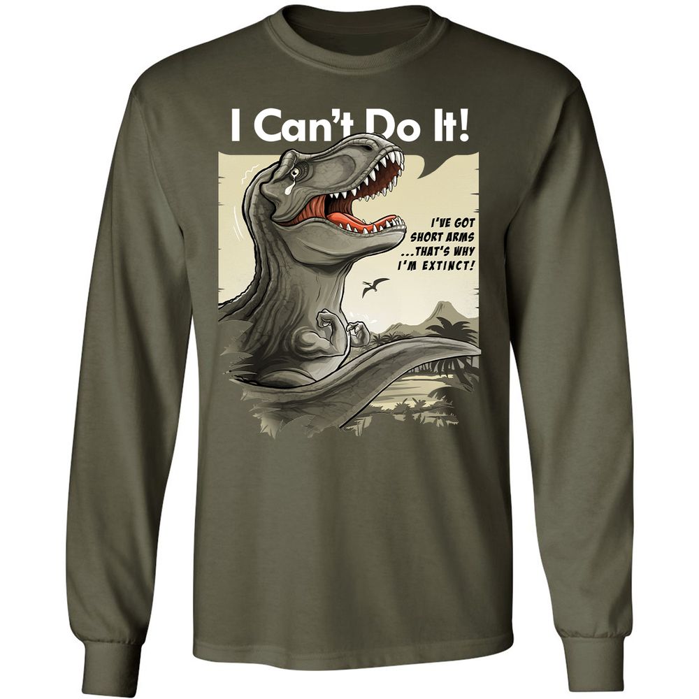 Long Sleeve T-Shirt - R2R6TXVA - Military Green - 16