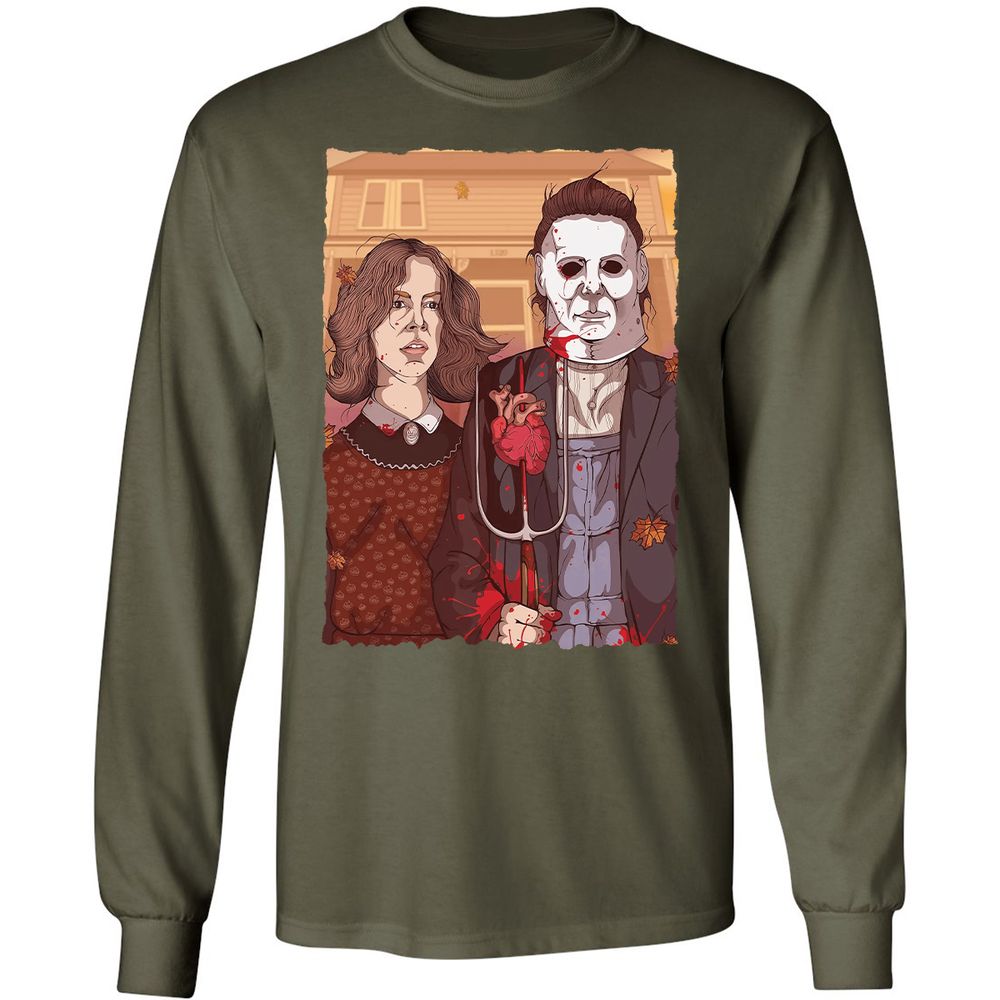 Long Sleeve T-Shirt - NELYS14F - Military Green - 16