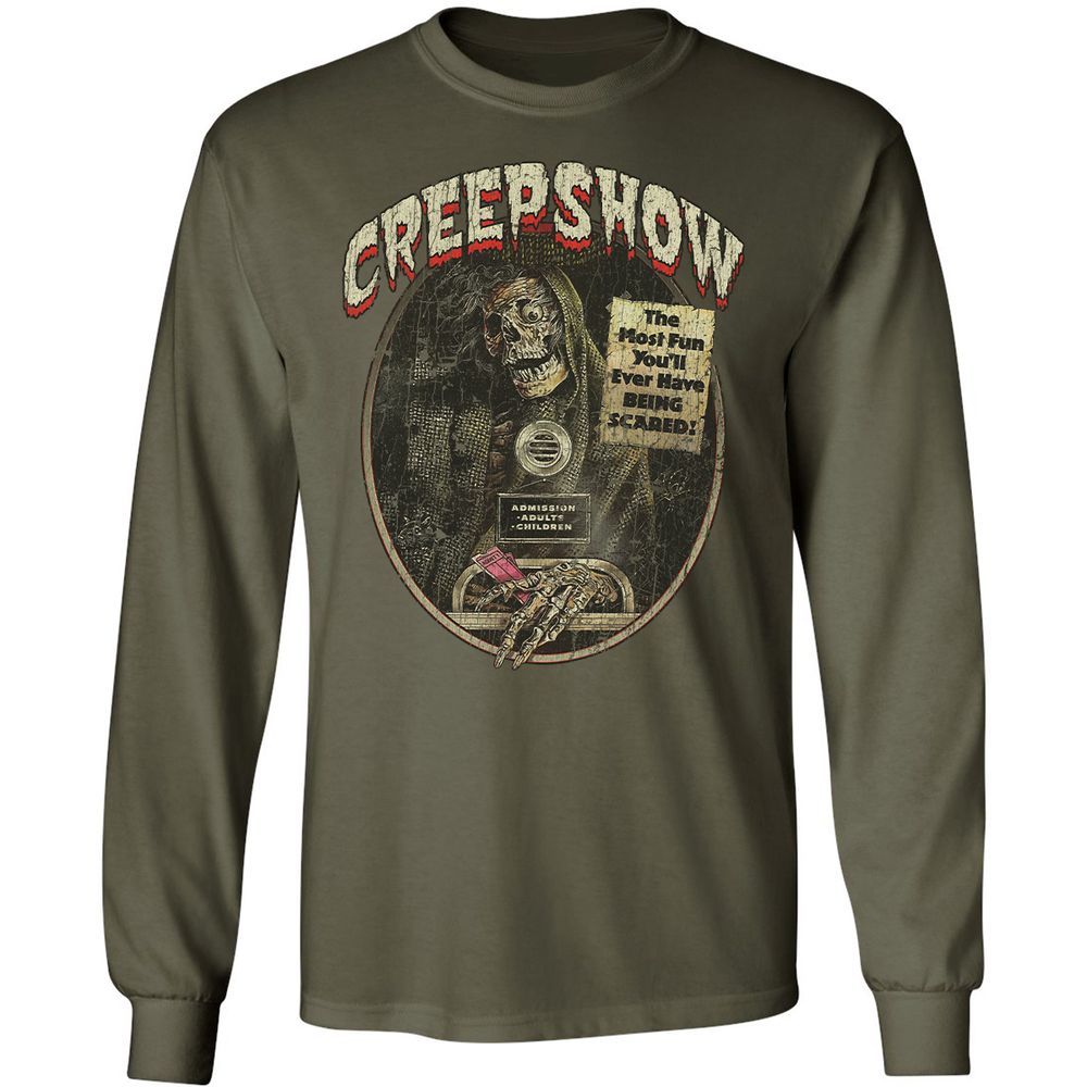 Long Sleeve T-Shirt - Y2YUQX5F - Military Green - 16
