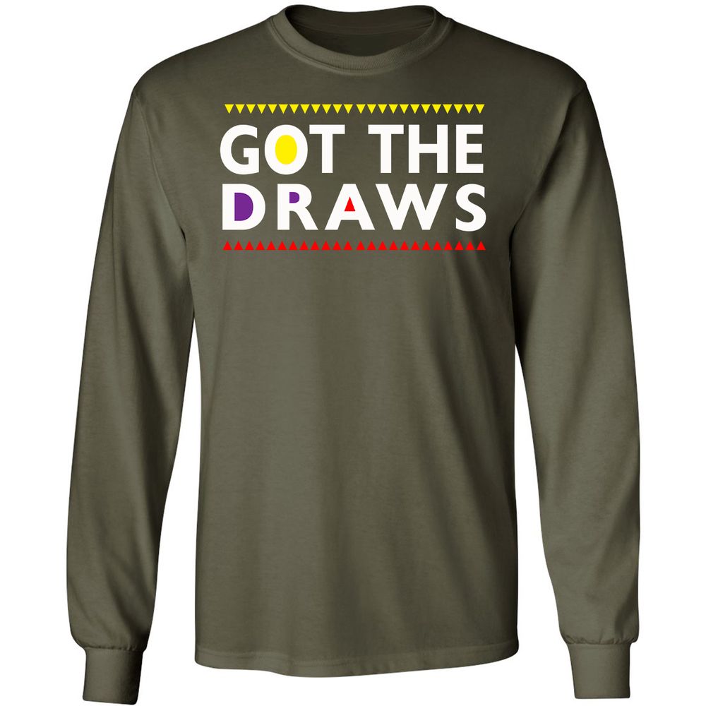 Long Sleeve T-Shirt - GMRHT8WH - Military Green - 16