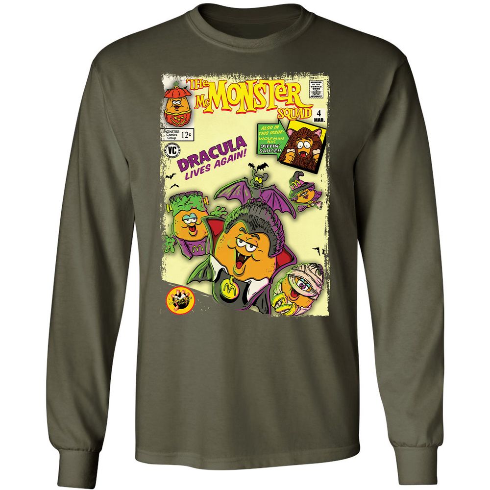 Long Sleeve T-Shirt - 5KKYMM94 - Military Green - 16