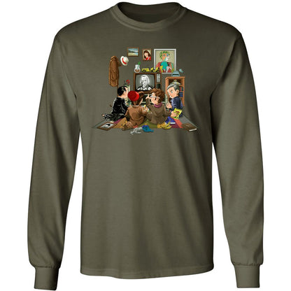 Long Sleeve T-Shirt - FLRAGF65 - Military Green - 16