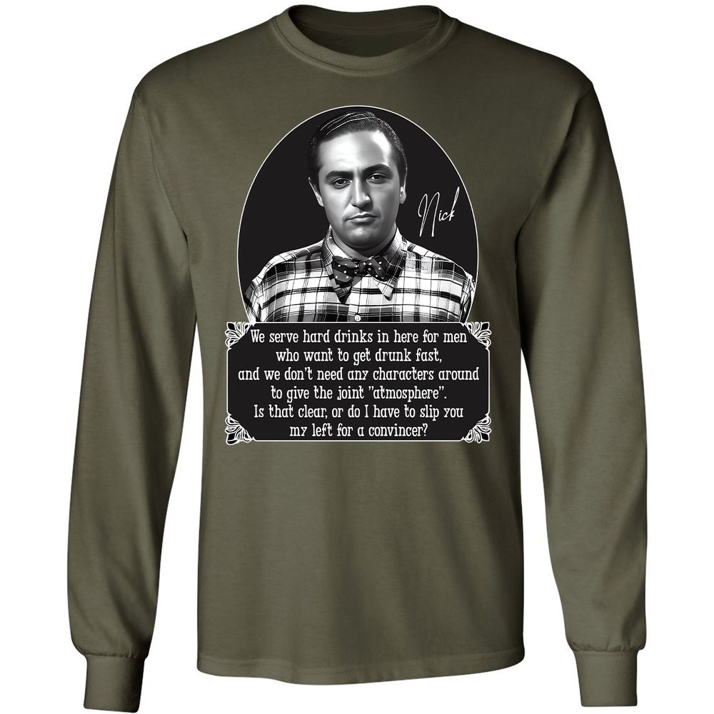 Long Sleeve T-Shirt - LTKMSHEH - Military Green - 16