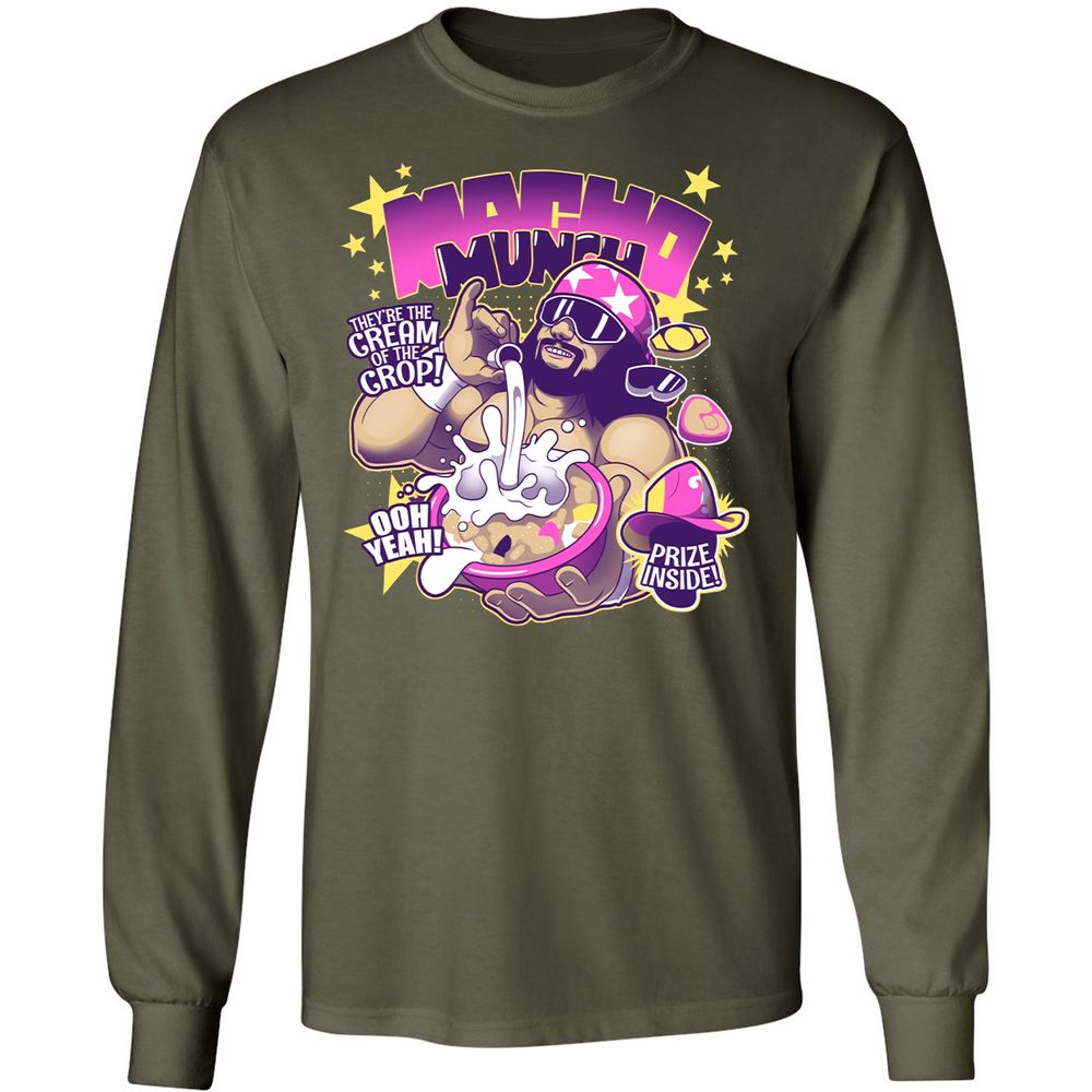 Long Sleeve T-Shirt - ARLXJJR8 - Military Green - 16