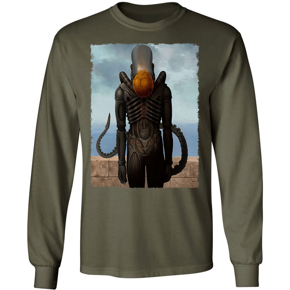 Long Sleeve T-Shirt - 9BQJ2ACC - Military Green - 16