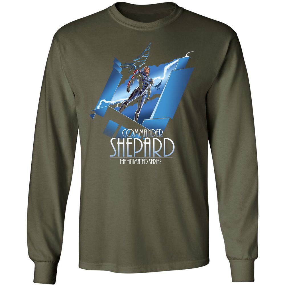 Long Sleeve T-Shirt - YMRS1DDF - Military Green - 16