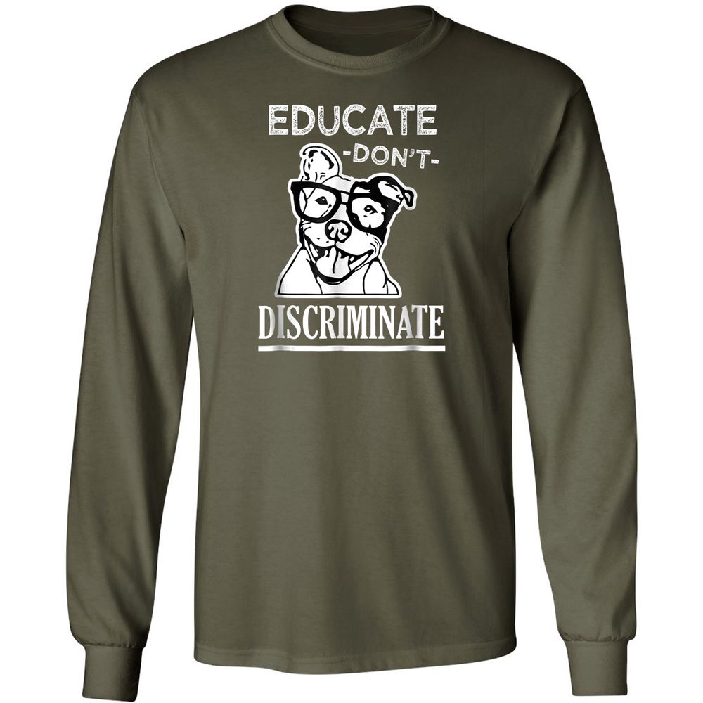 Long Sleeve T-Shirt - 1TJNDYQJ - Military Green - 16