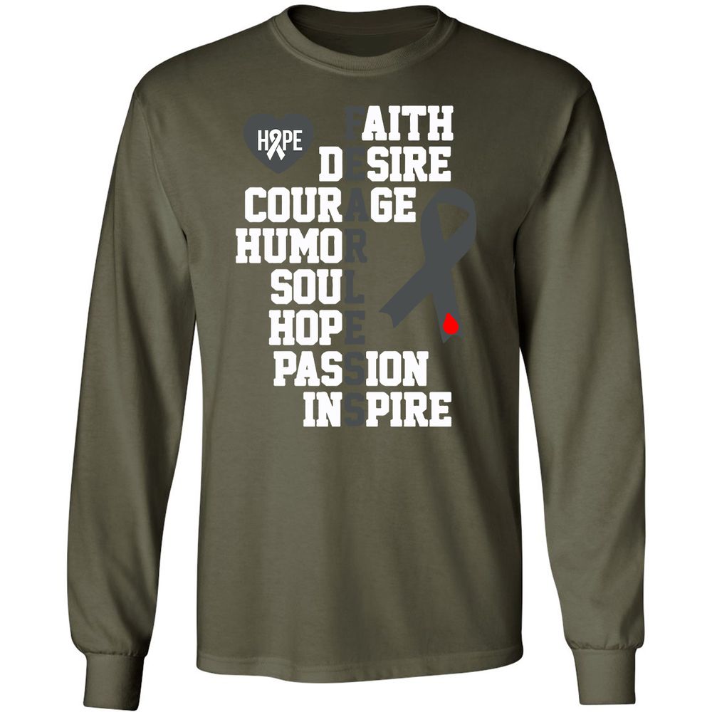 Long Sleeve T-Shirt - YZALFBHP - Military Green - 16