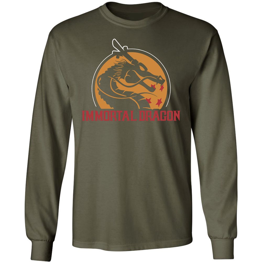 Long Sleeve T-Shirt - UTZX6CAD - Military Green - 16