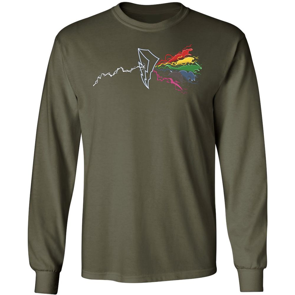 Long Sleeve T-Shirt - 2CVZQHXE - Military Green - 16