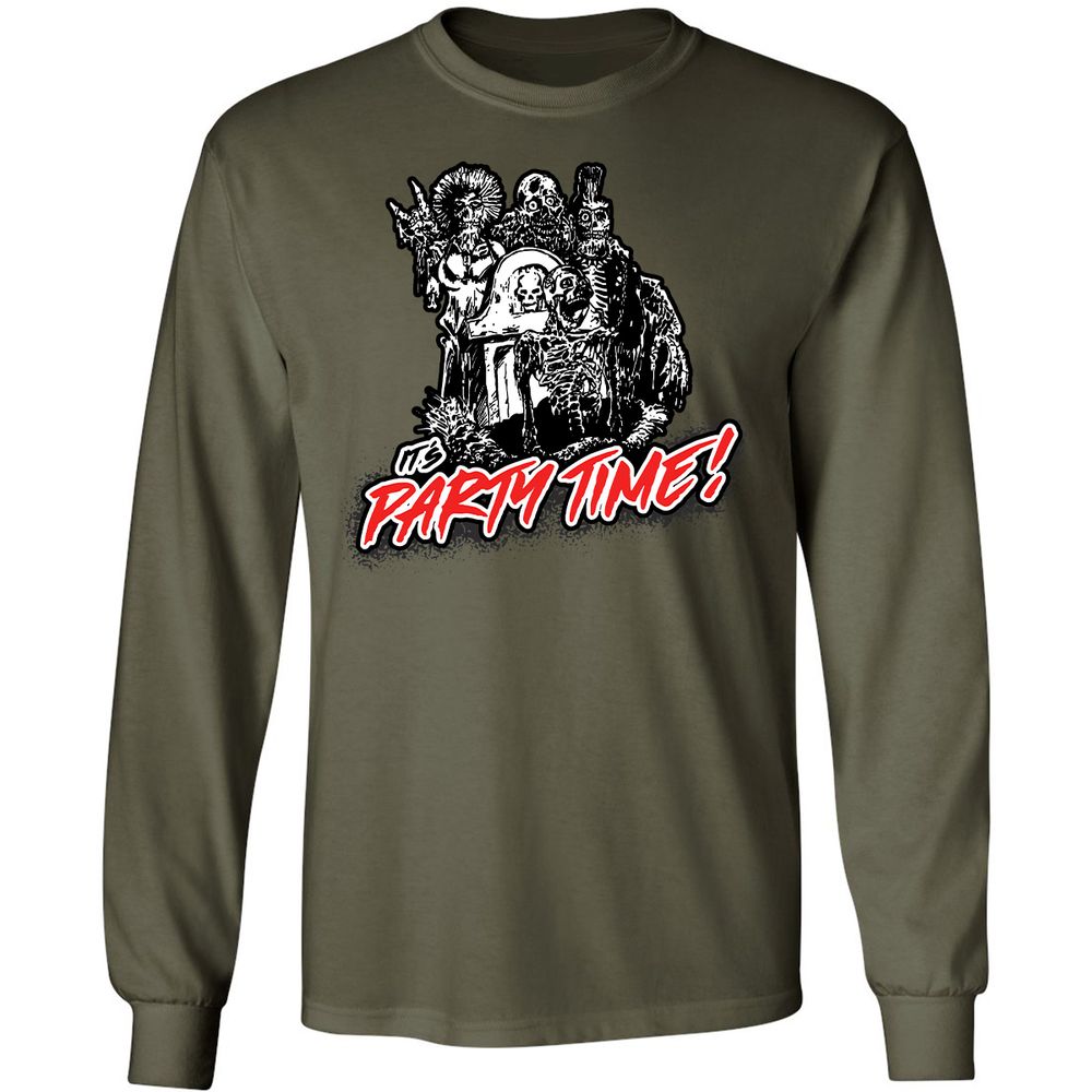 Long Sleeve T-Shirt - 5E4VYLKV - Military Green - 16