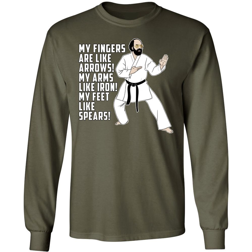 Long Sleeve T-Shirt - YVR1RSG4 - Military Green - 16