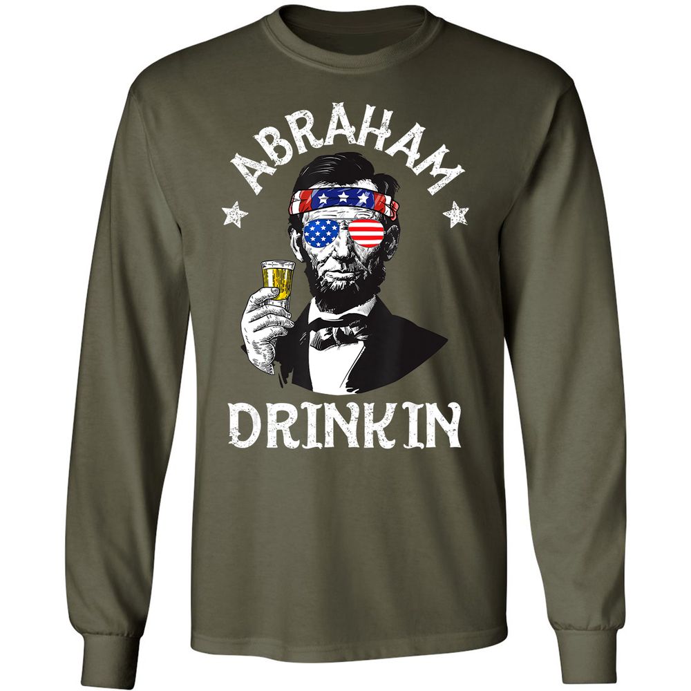 Long Sleeve T-Shirt - EX6DJVJK - Military Green - 16