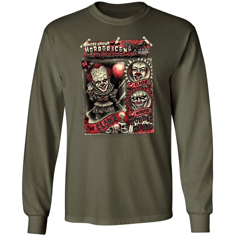 Long Sleeve T-Shirt - YAWFLYJG - Military Green - 16