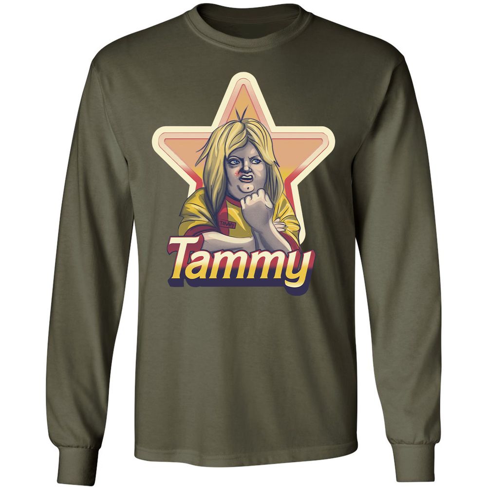 Long Sleeve T-Shirt - 7DLU21CN - Military Green - 16