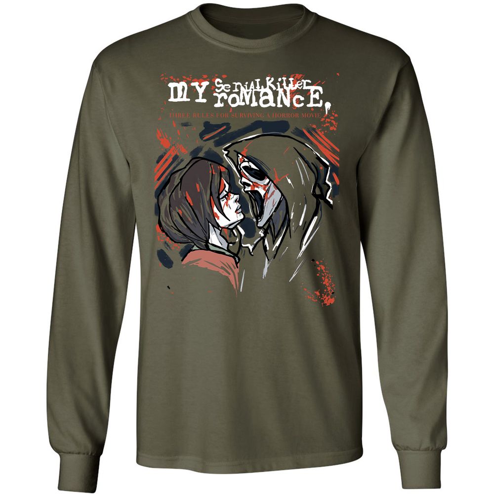 Long Sleeve T-Shirt - CK6ZTAJ7 - Military Green - 16