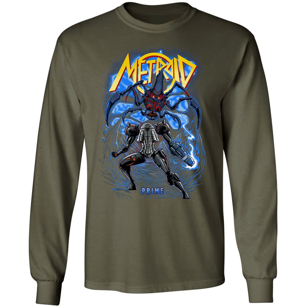 Long Sleeve T-Shirt - 9XA8TAZP - Military Green - 16