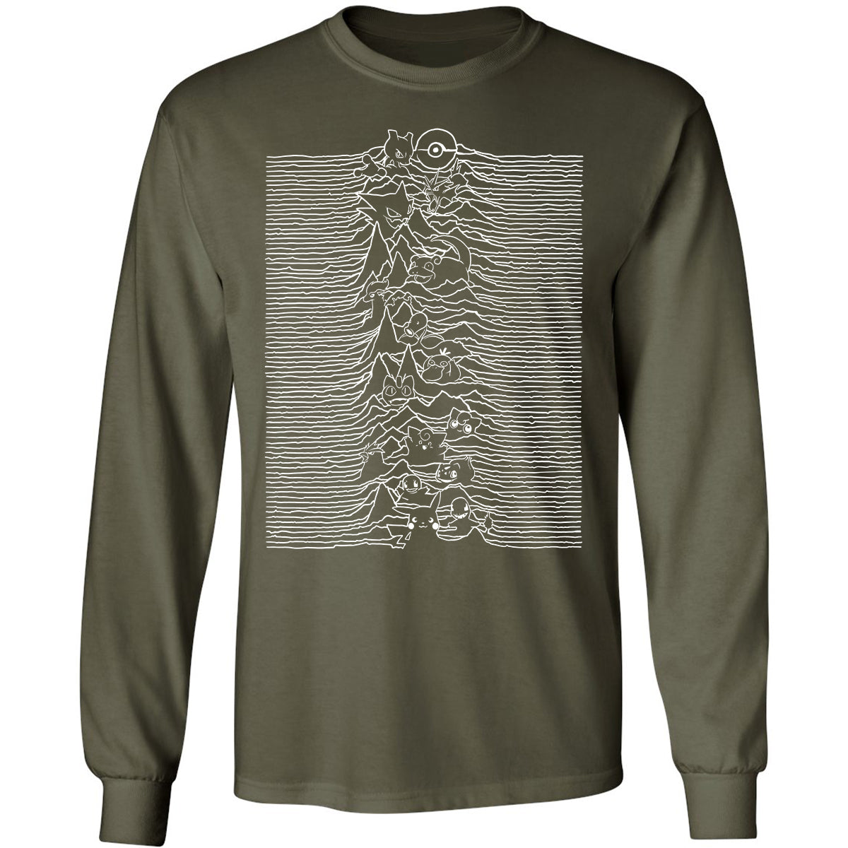 Long Sleeve T-Shirt - YN9ZQEBB - Military Green - 16