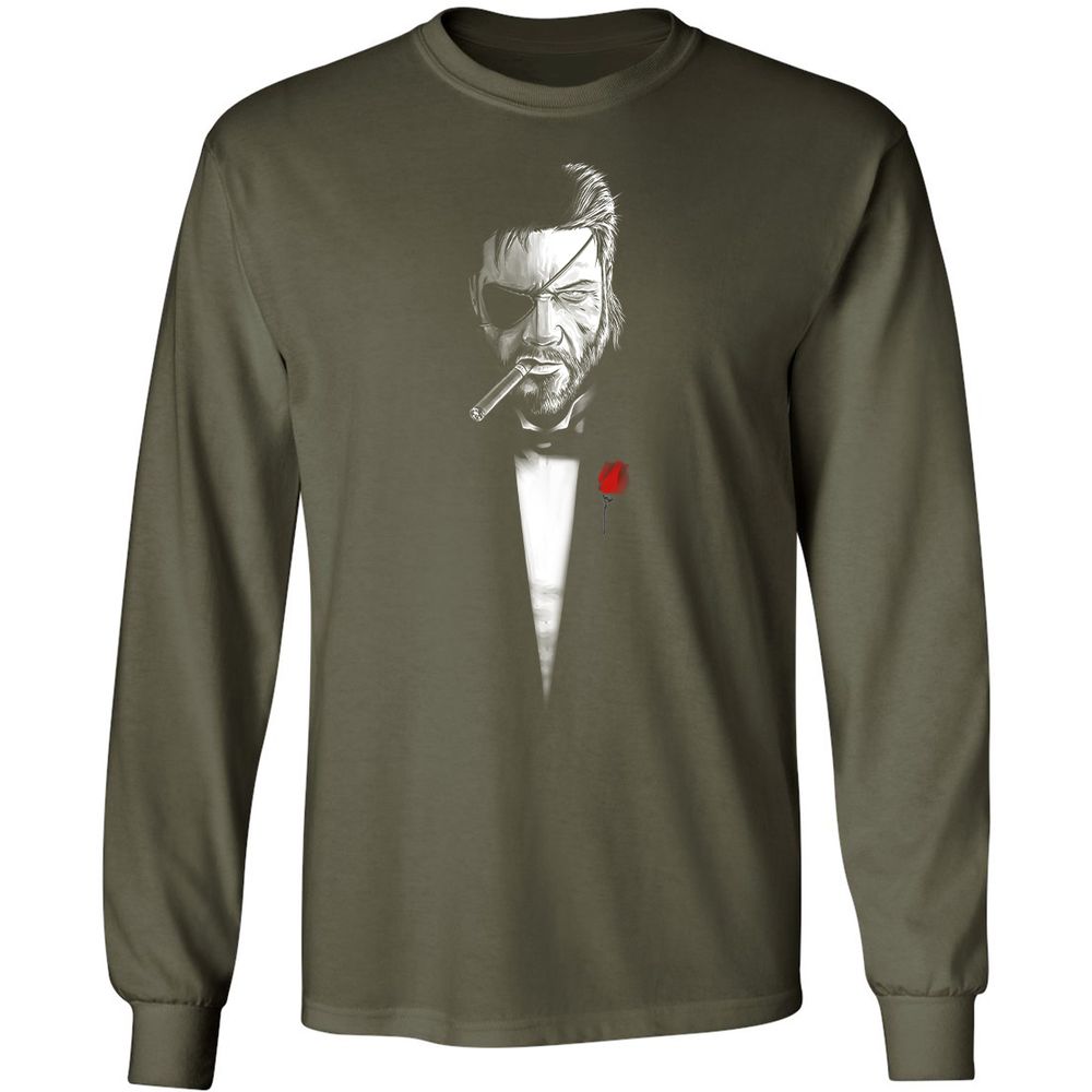 Long Sleeve T-Shirt - PERN3KVX - Military Green - 16