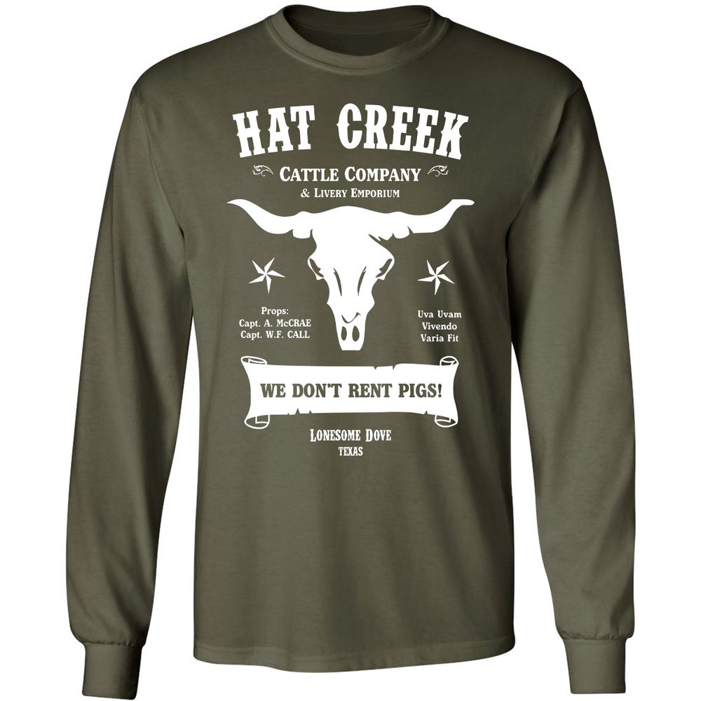 Long Sleeve T-Shirt - 7S8A54LE - Military Green - 16