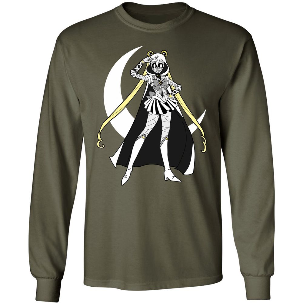 Long Sleeve T-Shirt - 6XA5JQDG - Military Green - 16