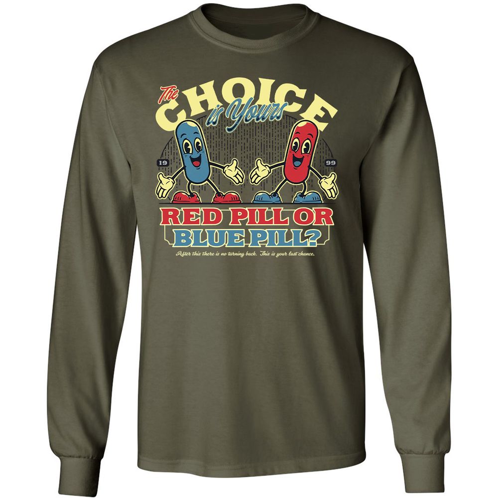 Long Sleeve T-Shirt - 1L7QJMW6 - Military Green - 16