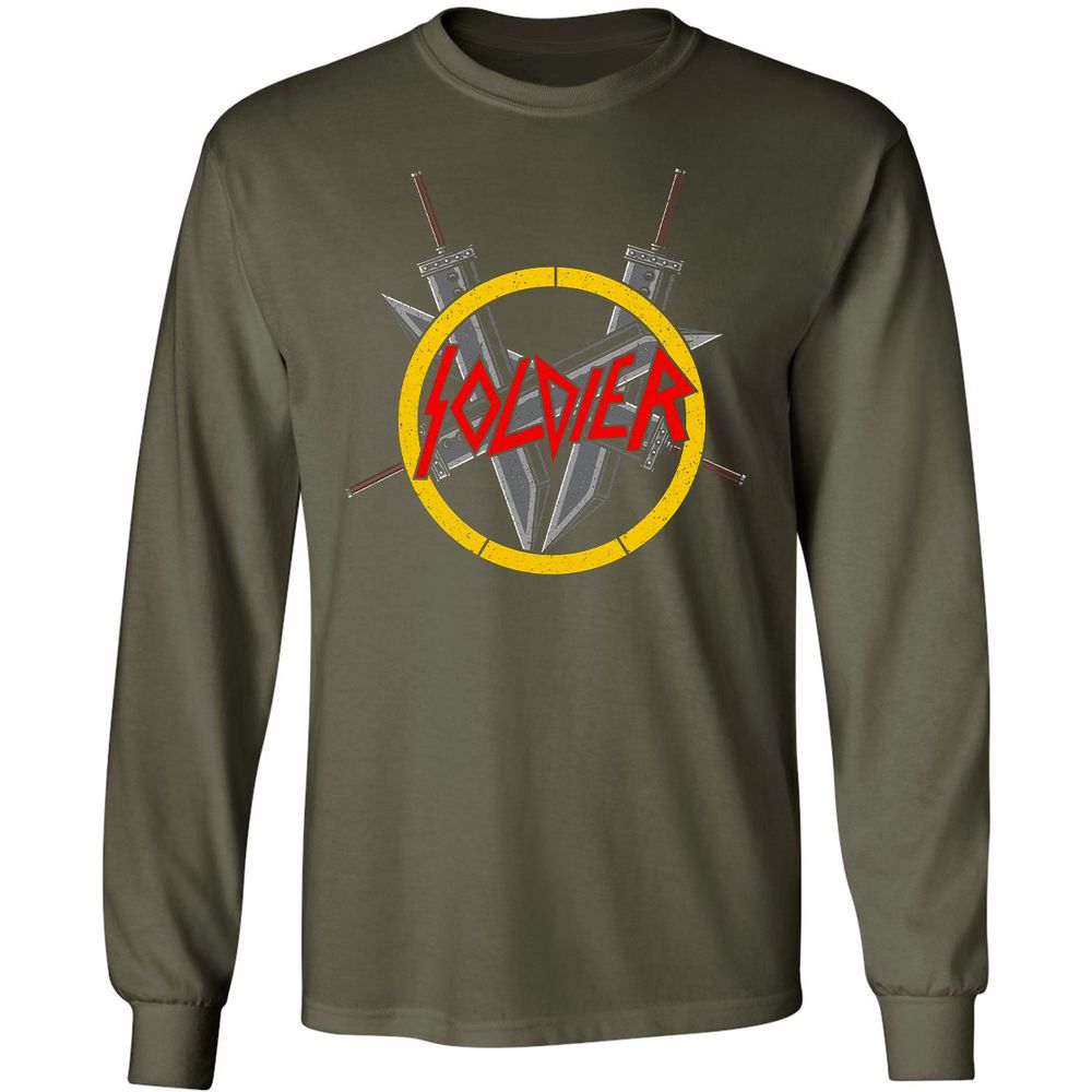 Long Sleeve T-Shirt - DXMPEDKM - Military Green - 16