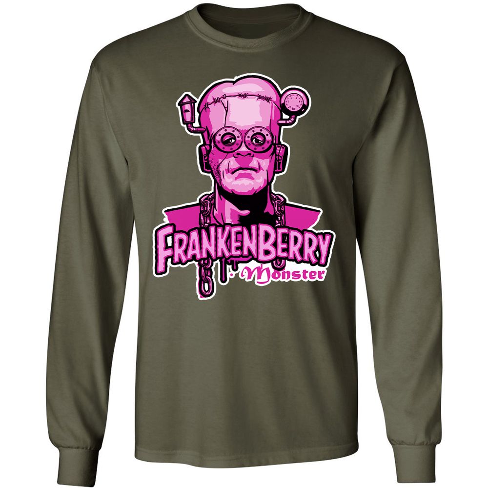 Long Sleeve T-Shirt - 3FXTFB8U - Military Green - 16